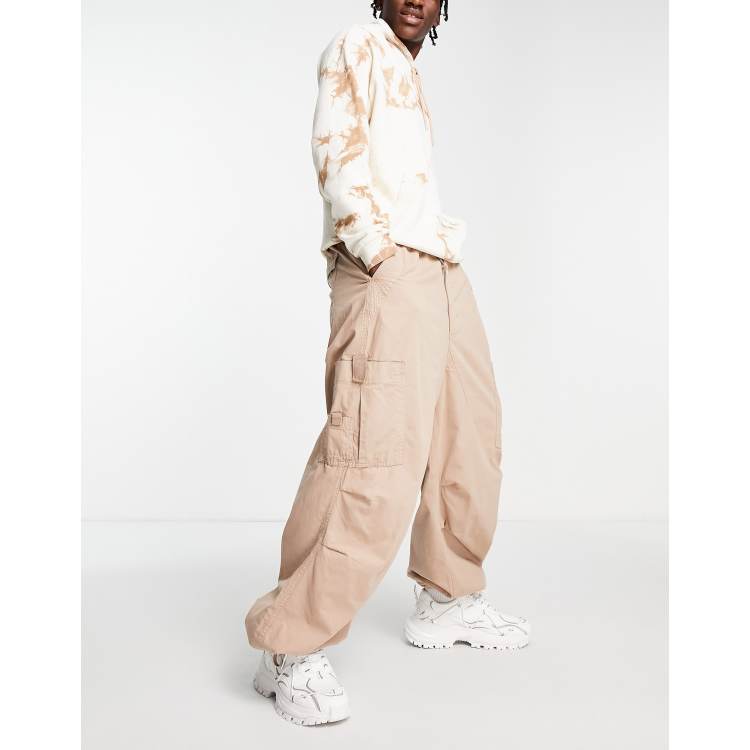 Jaded London oversized cargo pants in clay