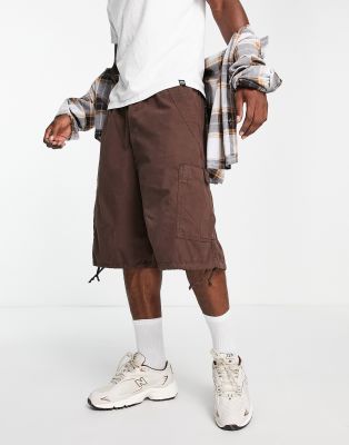 Jaded London Jaded London oversized cargo shorts in brown