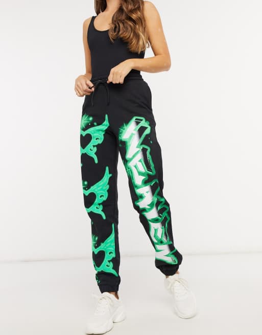 Butterfly discount print joggers