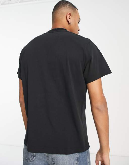 Jaded London oversized t-shirt in black with texas print, 4 of 4