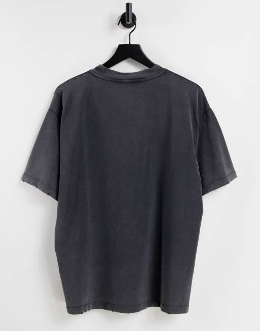 Jaded London - Oversized T-shirt med print med elg i brun, 2 af 4