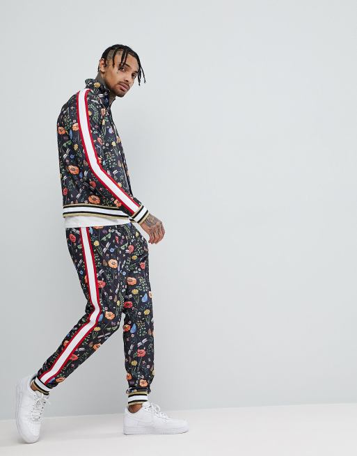 Adidas best sale floral joggers