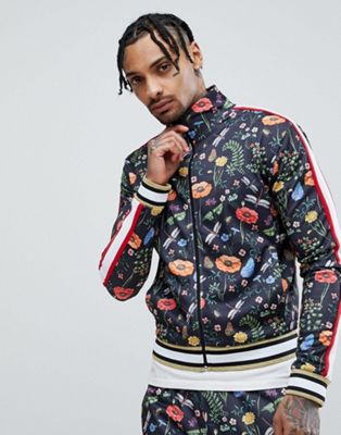 adidas mens floral tracksuit