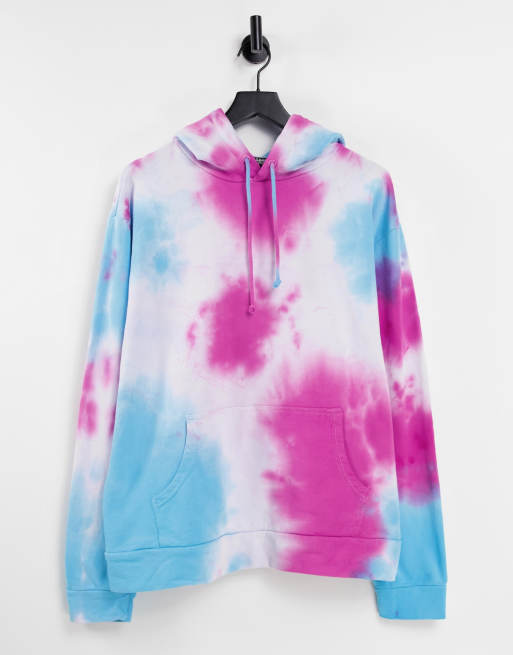 Jaded London purple and blue tie dye hoodie | ASOS