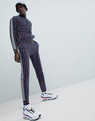 Rainbow side stripe discount joggers