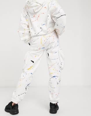 asos white tracksuit