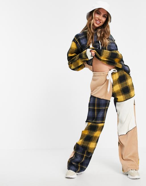 Jaded London set relaxed patchwork cargo pants