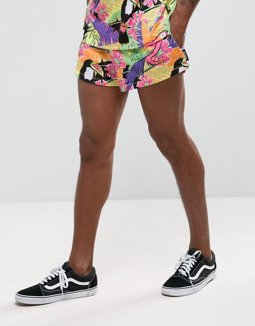 Jaded London Shorts In Tropical Print | ASOS
