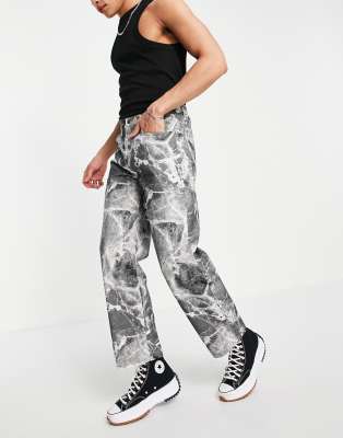 jaded london marble jeans