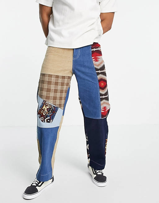 Jaded London skate jeans in patchwork denim - part of a set | ASOS