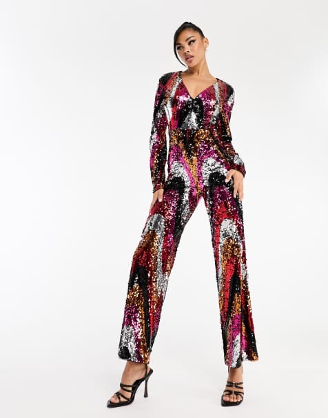 Sequin Jumpsuits | Sparkly, Glitter & Sequin Jumpsuits | ASOS