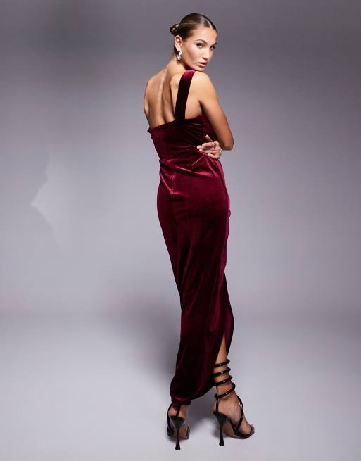 princess polly baby blue dress 1930s Burgundy Velvet Bias Cut Open Puff Sleeve Maxi Dress – Palm Beach  Vintage