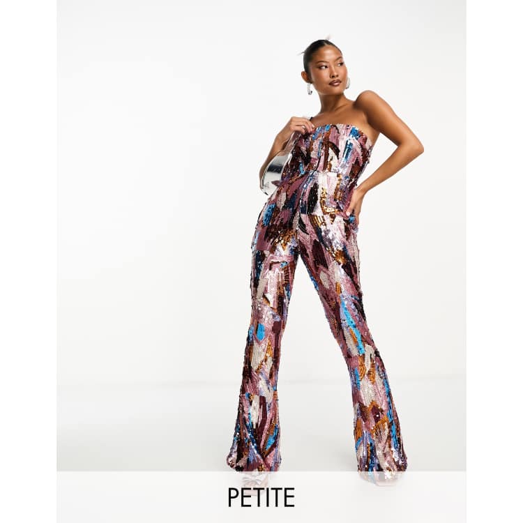 Miss selfridge sparkly jumpsuit sales