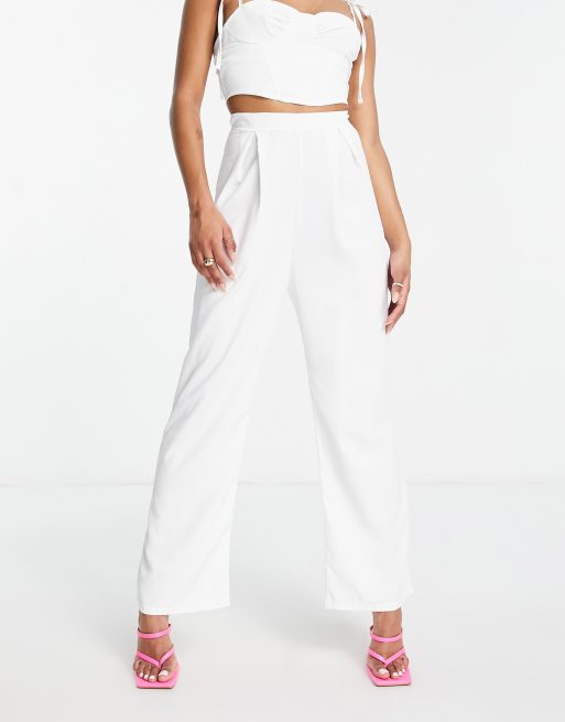 White palazzo pants clearance petite