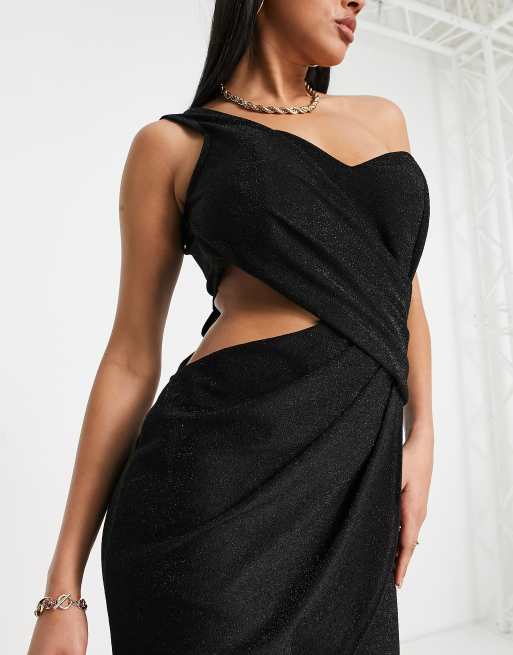 Jaded Rose - Robe asymétrique courte - Noir, 4 de 4