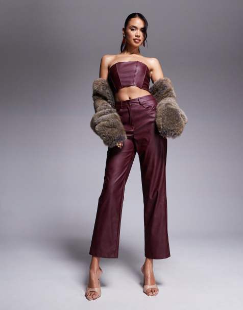 Jaded Rose set in burgundy - view 1