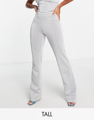 Jaded Rose Tall - Glitzernde Jogginghose mit Weitem Bein, Kombiteil-Silber