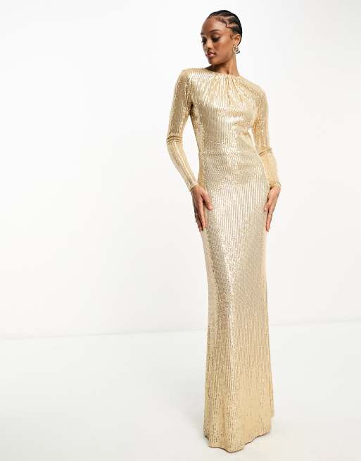 Extra long 2024 sleeve dress