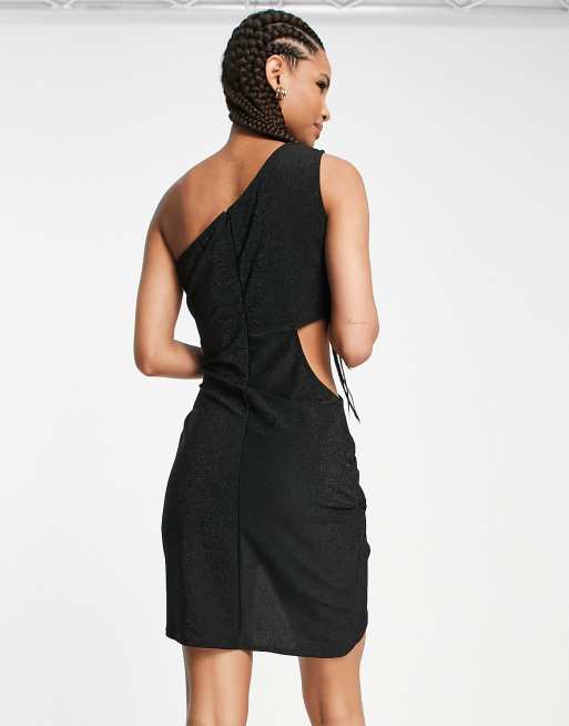 Jaded Rose Tall - Mini-jurk met blote schouder in zwart, 2 van 4