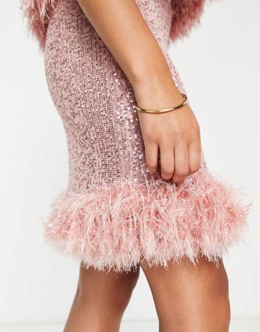 Endless rose sequin outlet mini skirt