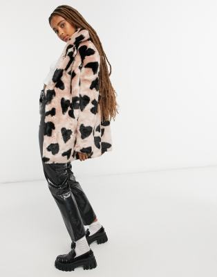 manteau fourrure mi long