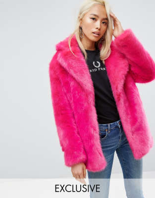 mid length fur coat