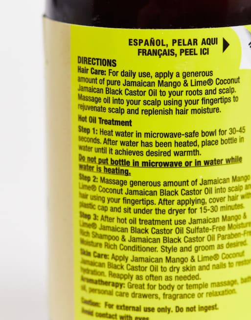 Jamaican Mango & Lime – Olejek rycynowy o zapachu kokosa: 118 ml, 4 z 4