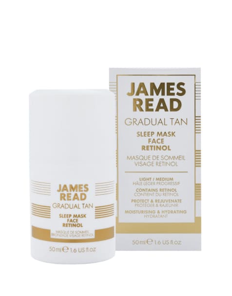 James Read – Selbstbräuner-Gesichtsmaske mit Retinol für die Nacht - view 1