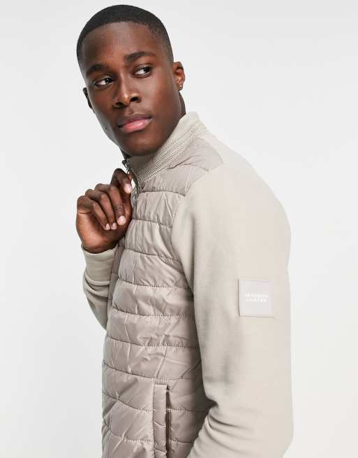 Jameson Carter - Bonnington hybrid - Dynejakke i beige, 3 af 4