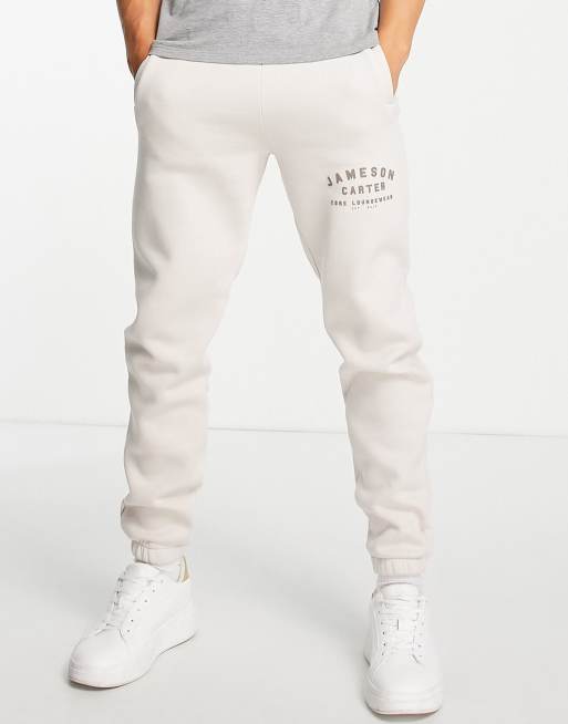 Jameson Carter Cody joggers in beige ASOS