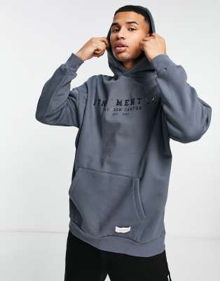 Jameson Carter Fundamental Hoodie In Slate Gray | ModeSens