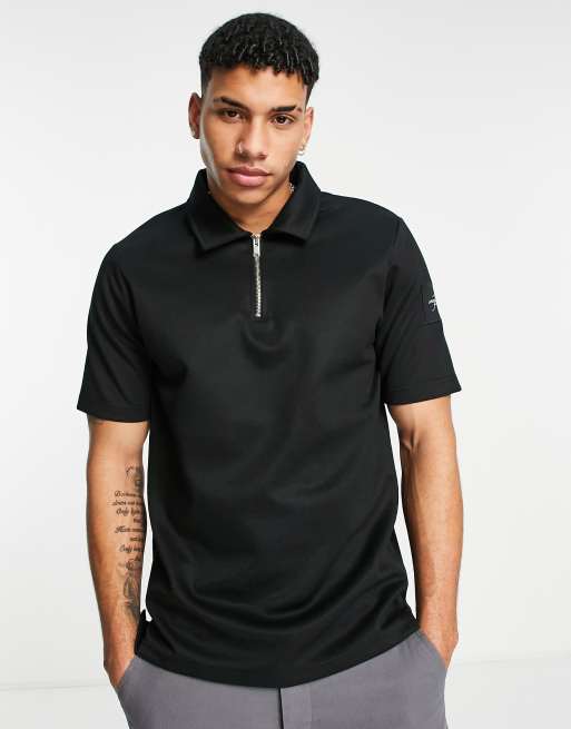 Jameson carter on sale zip polo shirt