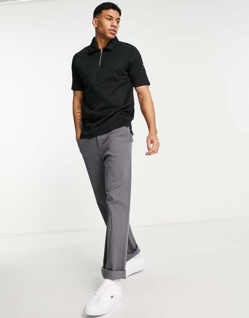 jameson carter zip polo shirt