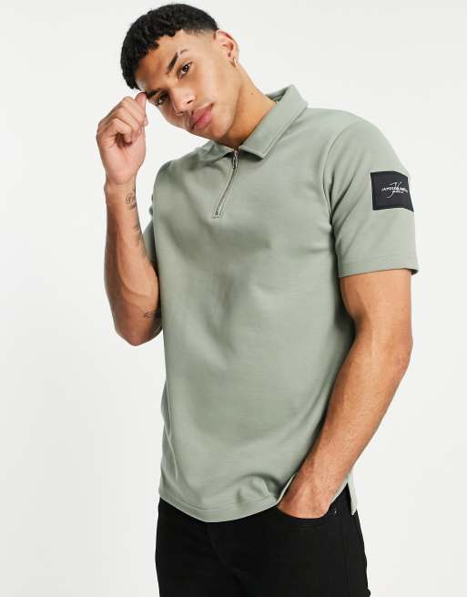 Jameson carter on sale zip polo shirt