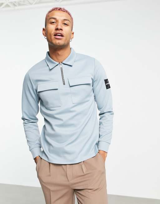 Jameson carter zip store polo