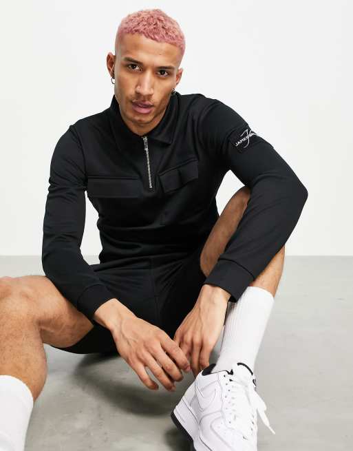 Jameson Carter - Matthews - Sort polo med lomme
