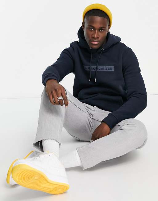 Jameson Carter zion hoodie in navy