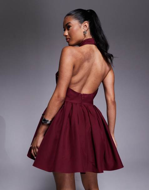 open lace back dress ASOS Valerie [Tea Length]  Luxe Redux Bridal