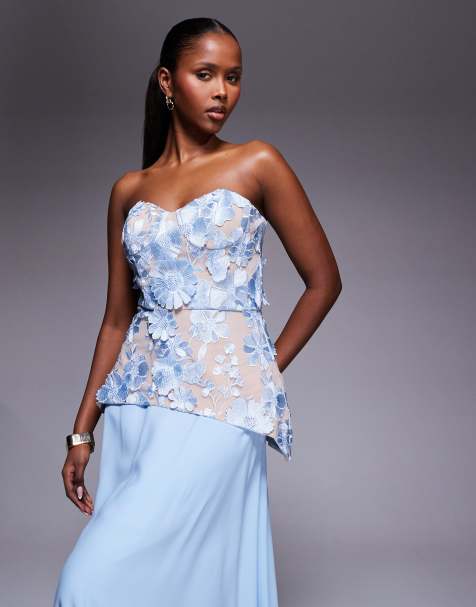 jarlo embroidered dress Jarlo Tall floral embroidered midi dress with