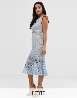 lace midi dress petite