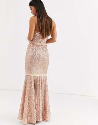 asos robe doree