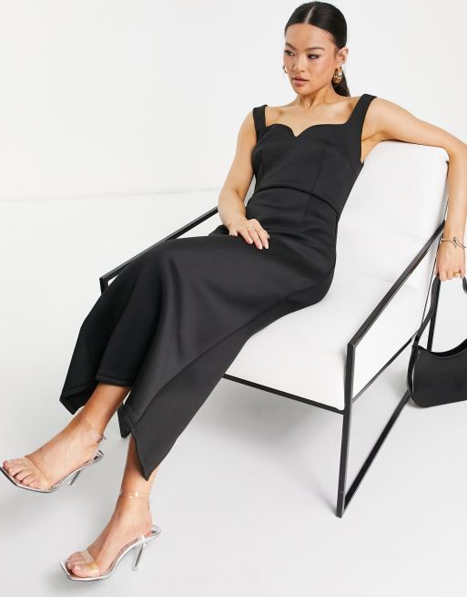 Jarlo square outlet neck dress