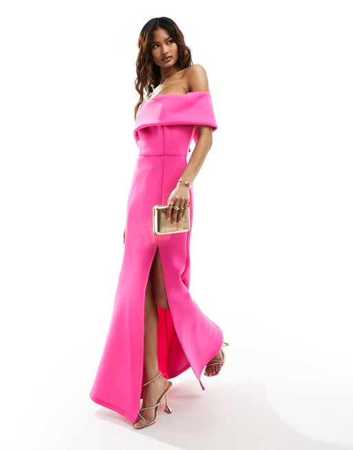 Pink fishtail dress hotsell