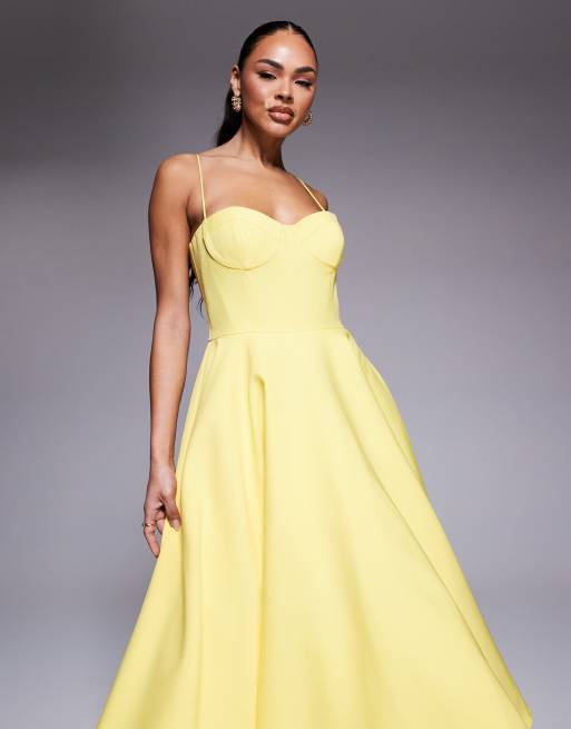 strapless smocked midi dress Nora Smocked Midi Dress