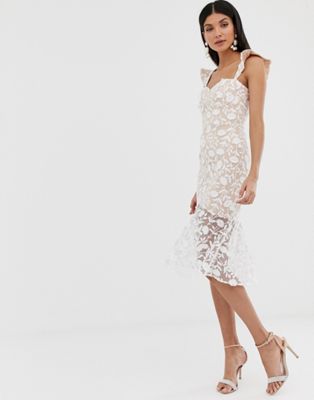 jarlo all over lace dress