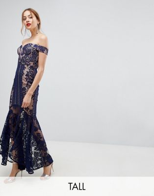 lexi lace fishtail dress