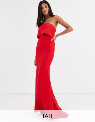 Jarlo bandeau overlay maxi clearance dress