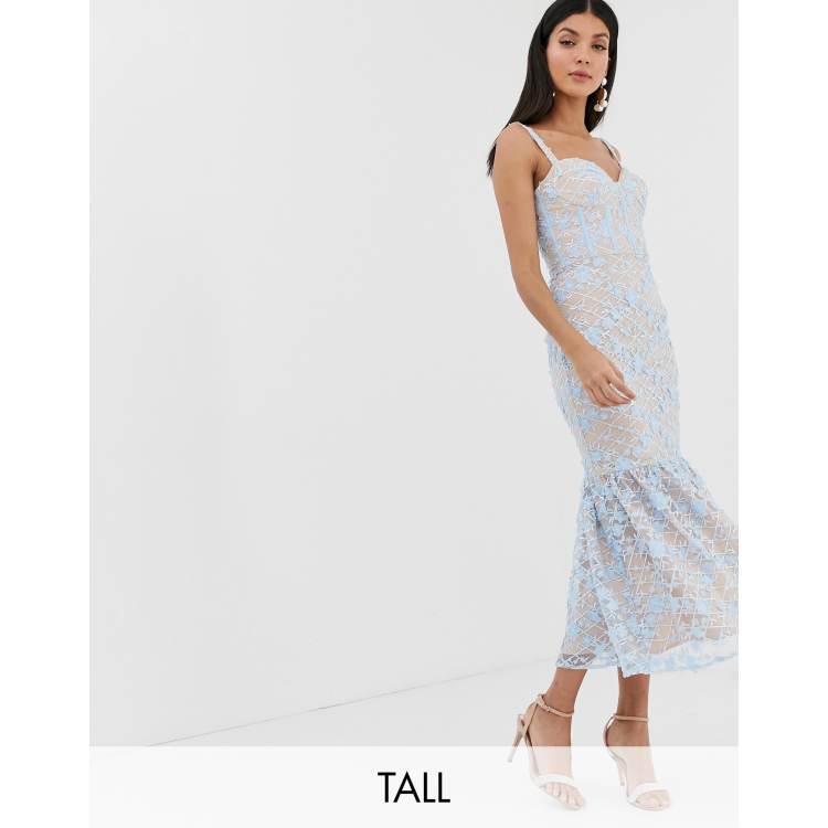 Jarlo blue outlet lace dress