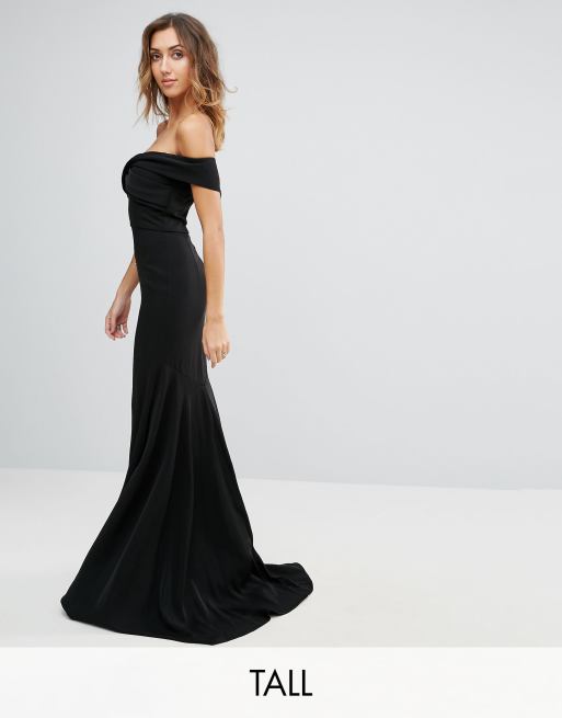 Jarlo off shop the shoulder gown