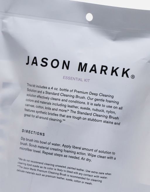 White Jason Markk 4oz Premium Cleaning Kit